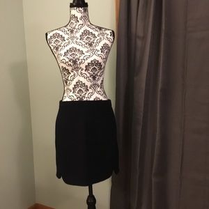 J. Crew Navy Wool Mini - Size 4